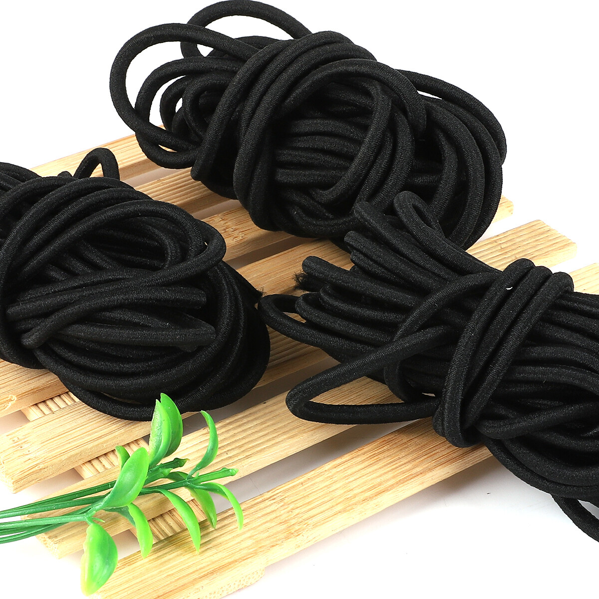 1-5mm diameter High-Elastic Black Round Elastic Band Rope Rubber
