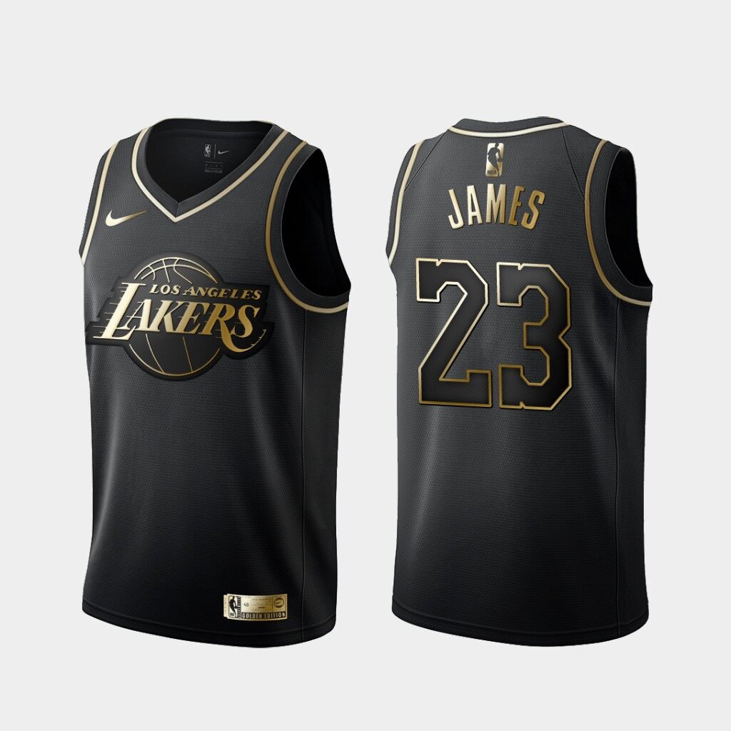 gold lakers lebron jersey 