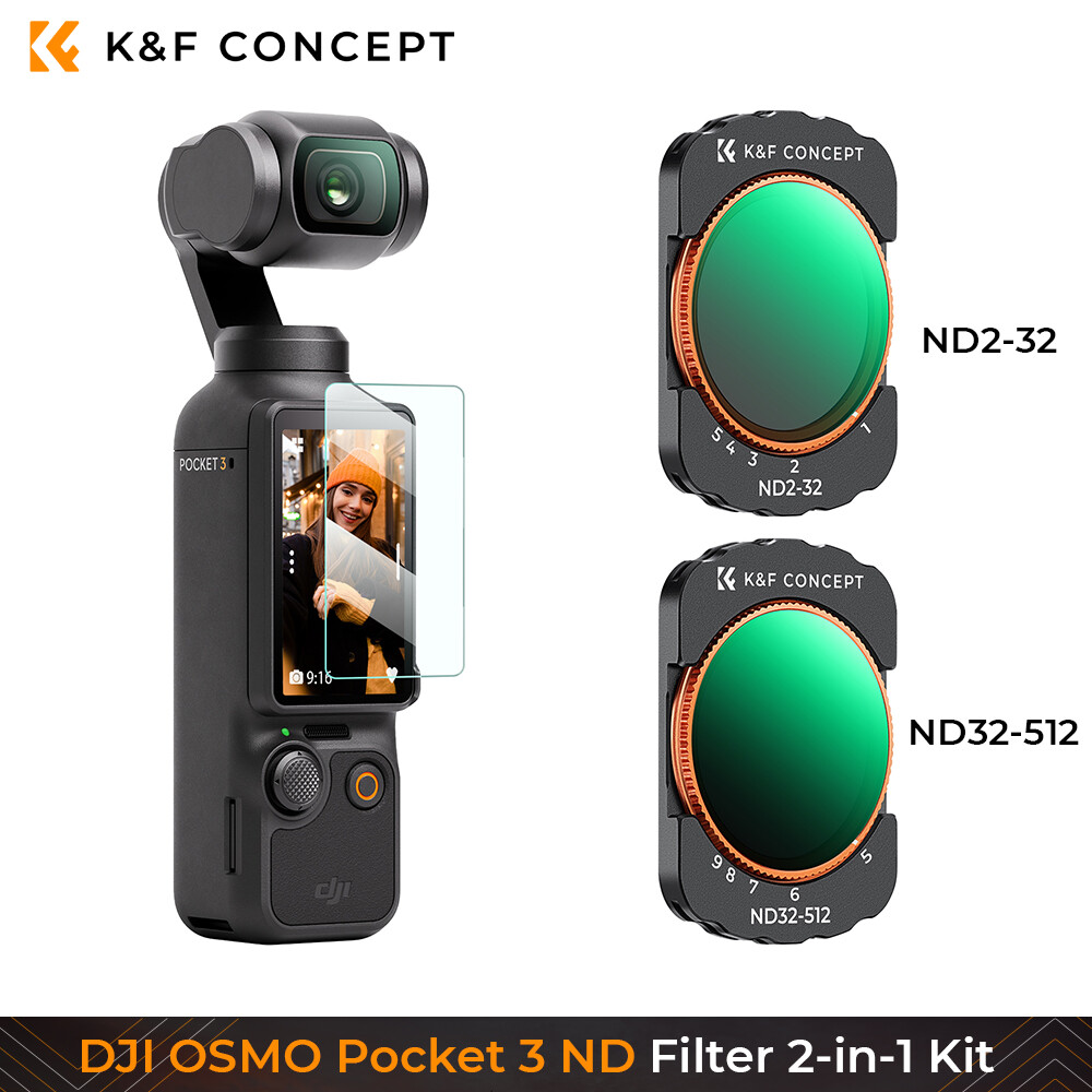 K & f khái niệm dji osmo túi 3 máy ảnh thể thao bộ lọc nd