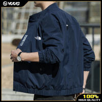 แจ็คเก็ต VUUG & TNF สำหรับผู้ชายเสื้อแจ็กเก็ตคอเบสบอลแฟชั่นอเนกประสงค์เสื้อแจ็คเก็ตลำลองแจ็คเก็ตน้ำหนักเบา M-5XL ฤดูใบไม้ผลิและฤดูใบไม้ร่วง