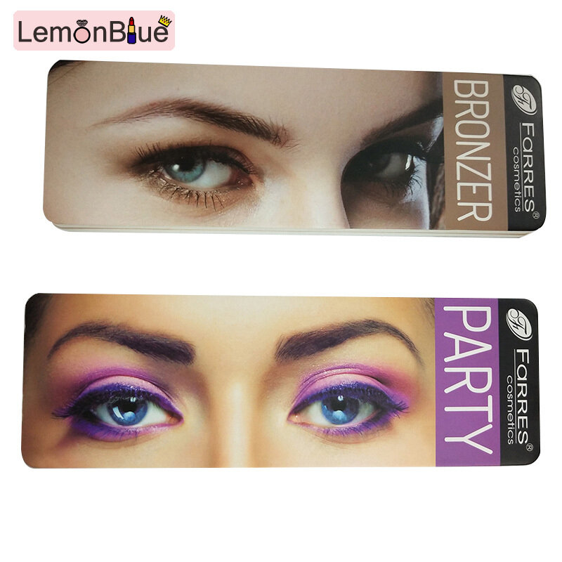 Gambar LemonBlue 4 Colors Glitter Matte Eyeshadow Palette Make Up Waterproof Eye Shadow Palette Cosmetics Glitter Matte Durable Long lasting Easy To Wear Waterproof Natural Women Girl Eyeshadow Palette