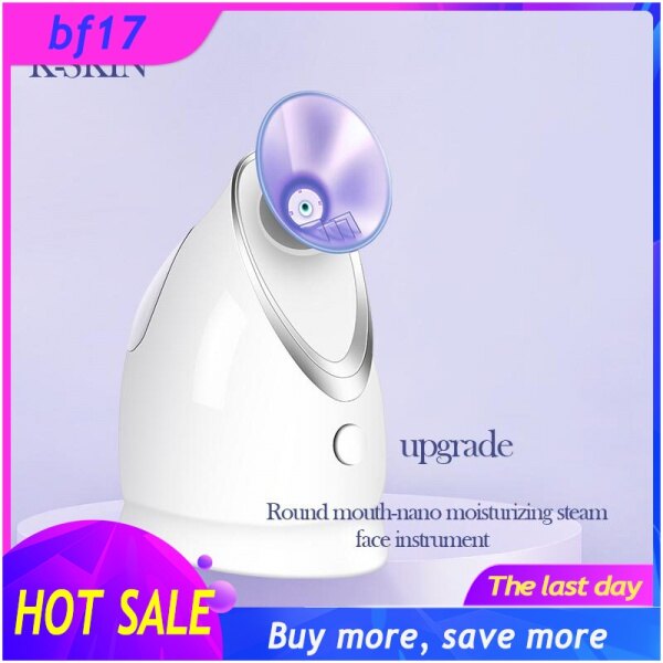Gambar Hot Mist Ionic Facial Steamer Skin Humidifier Ozone Sterilization Lonic Aromatherapy Home Facial Sprayer Steamer