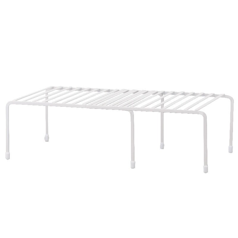 Gambar Cabinet layered storage rack retractable countertop storage storage rack under the sink pot rack kitchen supplies home complete