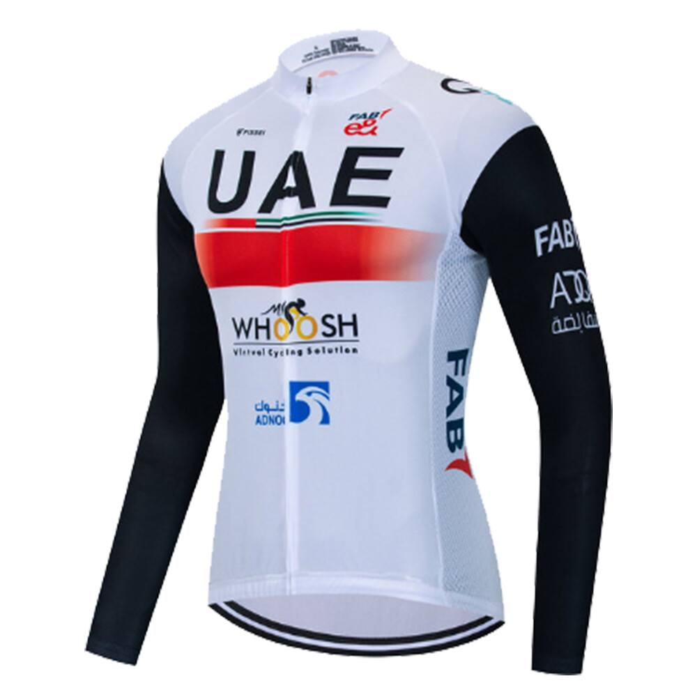  Áo đội đua xe đạp xe đạp 2023 UAE dài tay mùa hè Áo xe đạp MTB quần áo đi xe đạp khô nhanh nam thoáng khí Áo xe đạp 