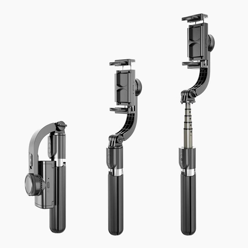 L08 Gimbal Stabilizer Anti-Shake Selfie Stick Bluetooth Remote Control ...