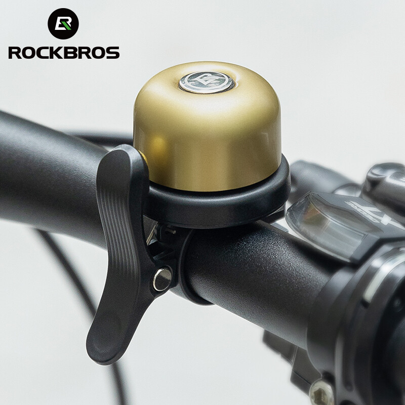 Rockbros chuông xe đạp chuông đồng hợp kim cổ điển còi âm thanh lớn còi xe đạp đường trường xe đạp leo núi phụ kiện xe đạp