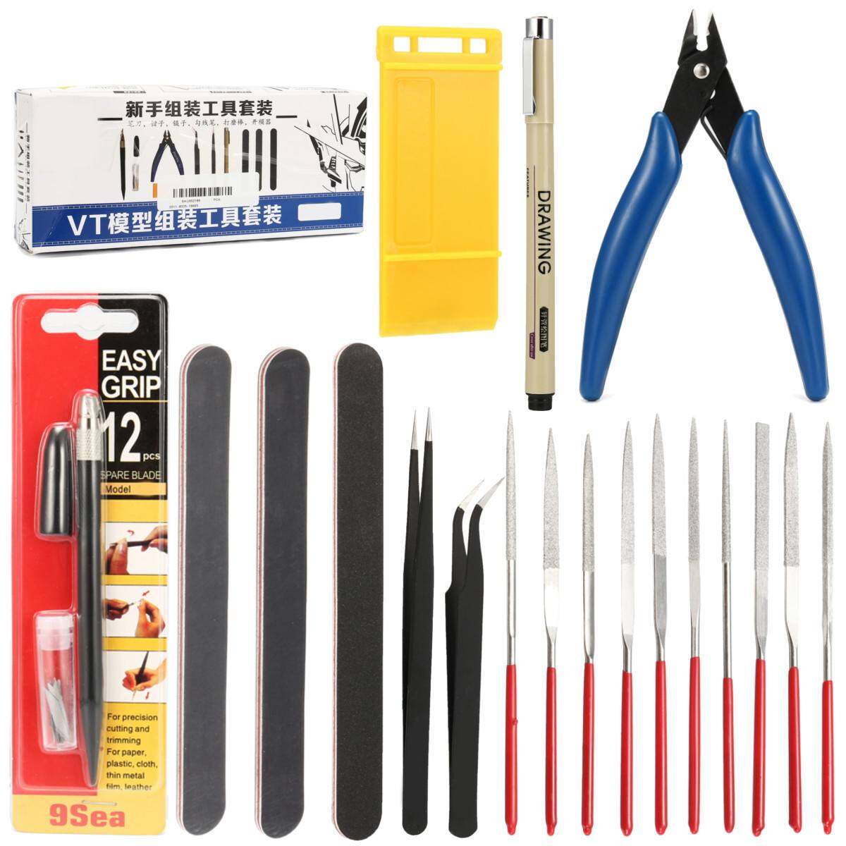 plastic model building tools