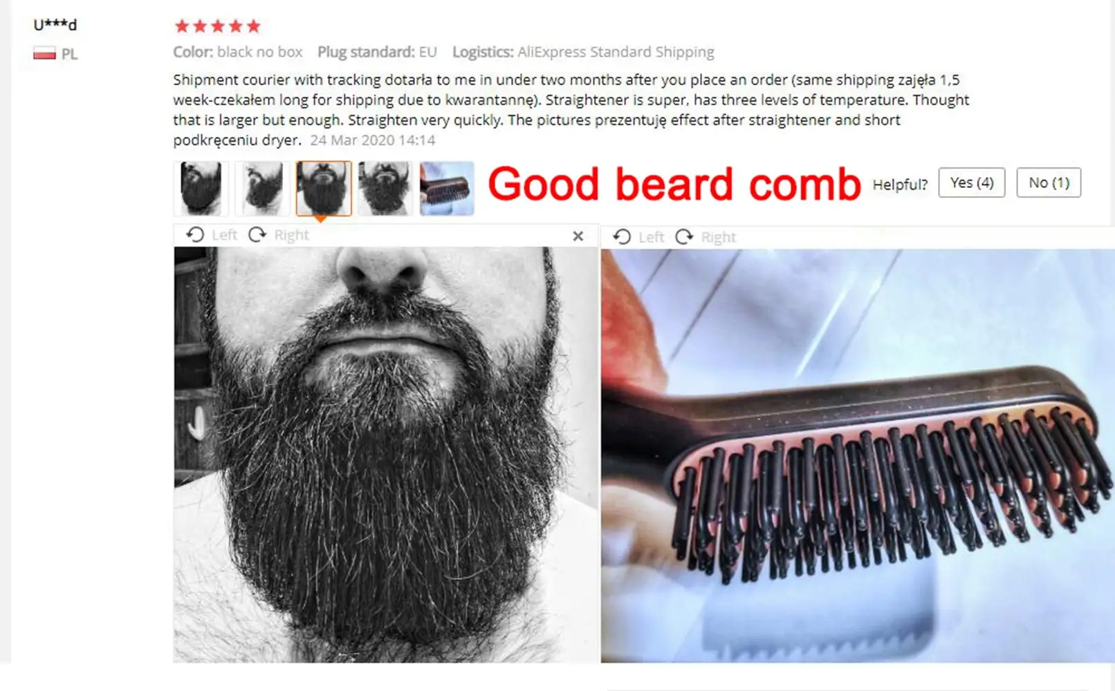 beard straightening kit