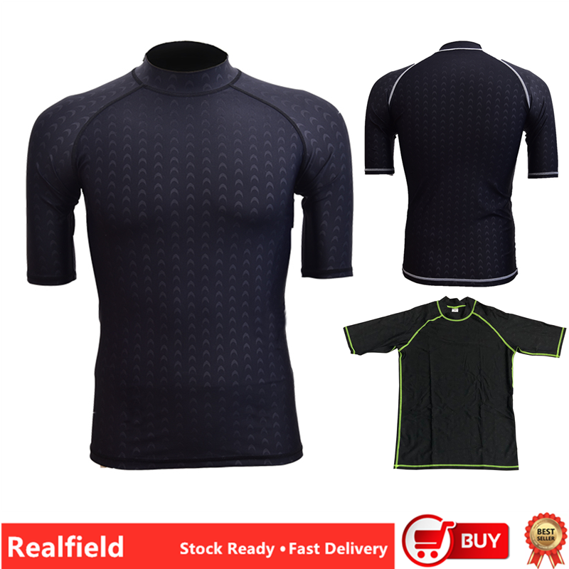 Men Long Sleeve Rashguards Surf Tops 