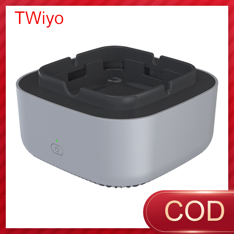Twiyo gạt tàn thuốc có chức năng lọc không khí gạt tàn thuốc lá chống qua sử dụng gạt tàn thuốc tự động loại bỏ khói máy lọc không khí