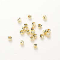 ST. Kunkka 20 Miếng Đệm Không Phai Màu Vàng Thật Lô NGANG HẠT Hình Hoa Bảo Quản Màu 2-6mm18K Thích Hợp Cho Vòng Cổ Vòng Tay