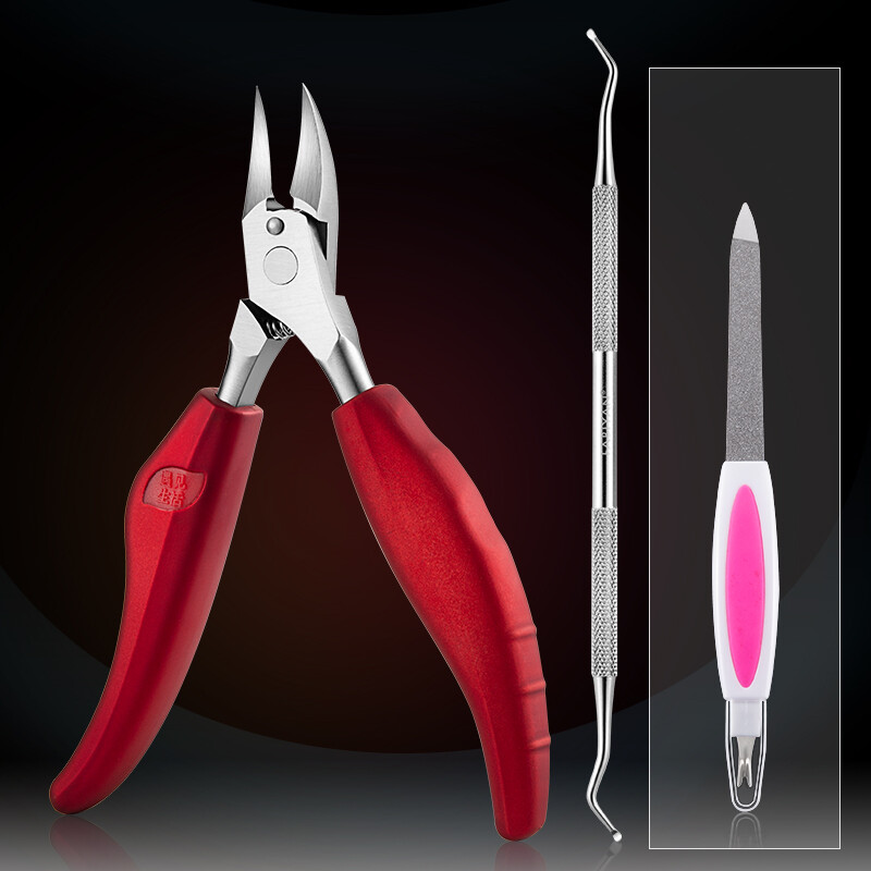 Mọc ngược kềm cắt móng tay móng chân cutter thép không gỉ dụng cụ móng chân dày toe sửa móng sâu vào nail rãnh