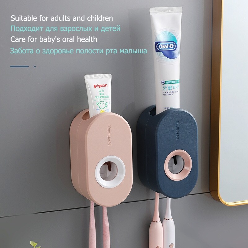 Gambar Nordic Bathroom Accessories For Brush Teeth Self adhesive Toothpaste Dispenser Toothpaste Toothbrush Holder Toothpaste Squeezers