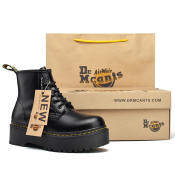 Dr. Martens Women's 6-Hole Platform Leather Boots