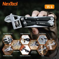2025 New NexTool 11 In 1 Multitool Wrench W4 Adjustable Wrench Pliers Folding Hand Tools Screwdriver Wooding Wood Working Tools Outdoor Camping Hand Tools