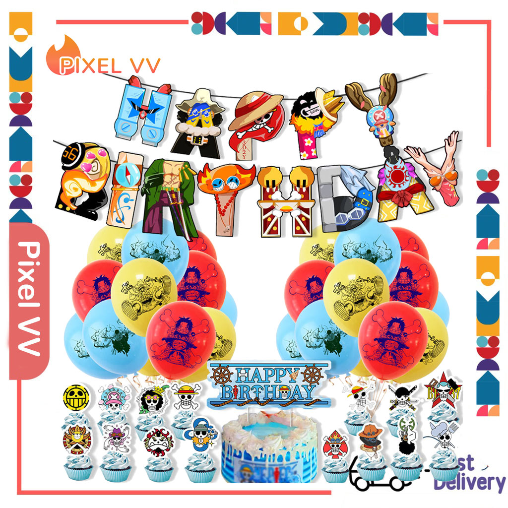 Shop One Piece Anime Birthday Balloon at Better Price Online