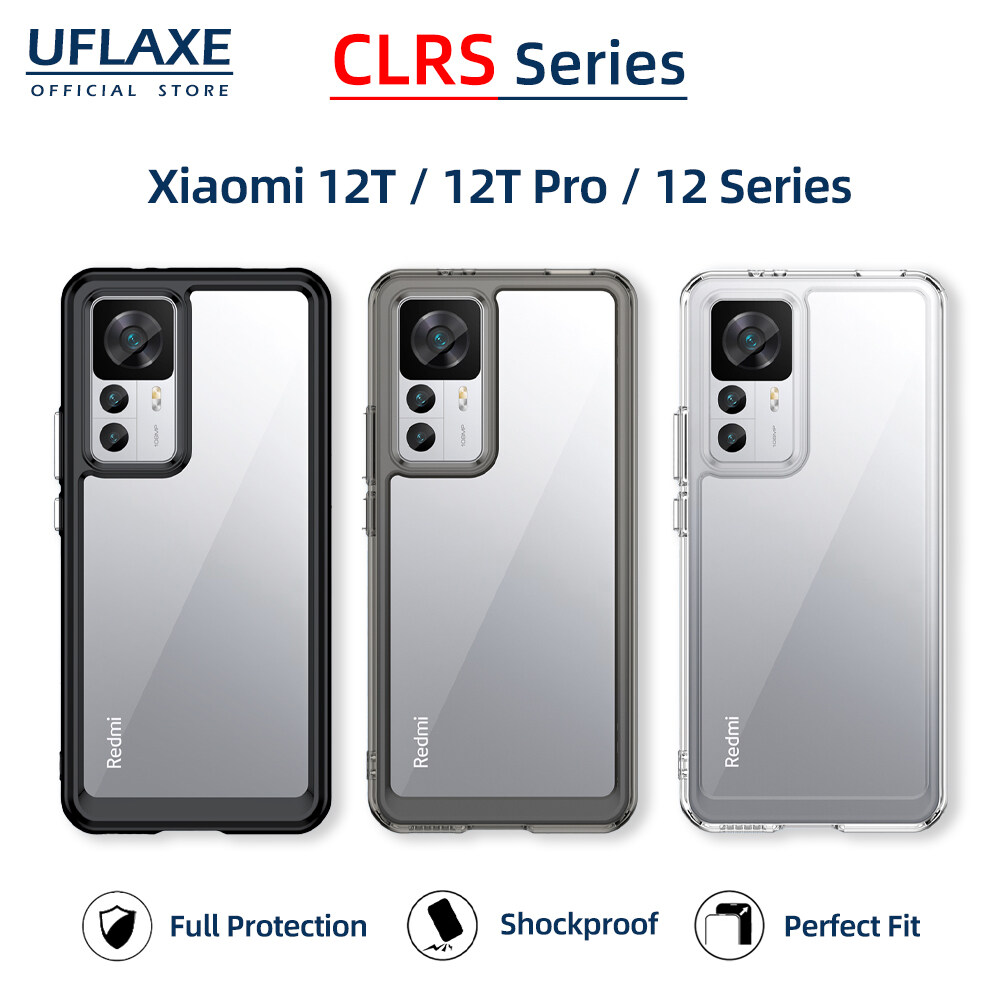 UFLAXE CLRS Ốp cứng cho Xiaomi 12T / 12T Pro / Xiaomi 12 / 12 Lite - Ốp điện thoại trong suốt ốp lưn