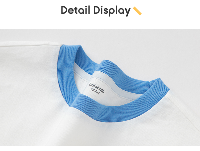 balabala Baby Boy Clothes Kids T Shirt Summer Top Tees Fashion Baby Comfortable · v2