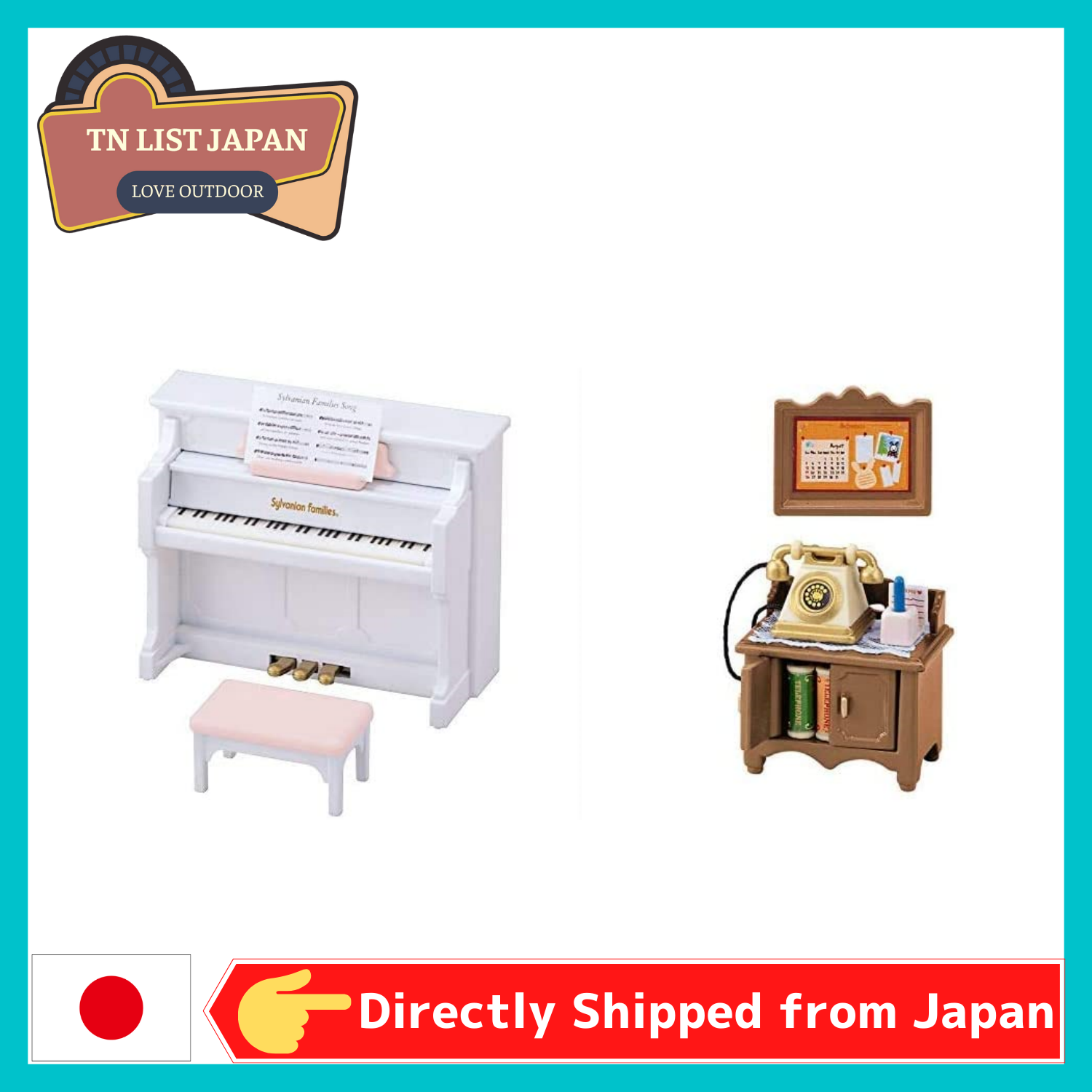 Vận chuyển từ Nhật Bản Bộ Đàn piano đồ nội thất Ka-301 Sylvanian Families