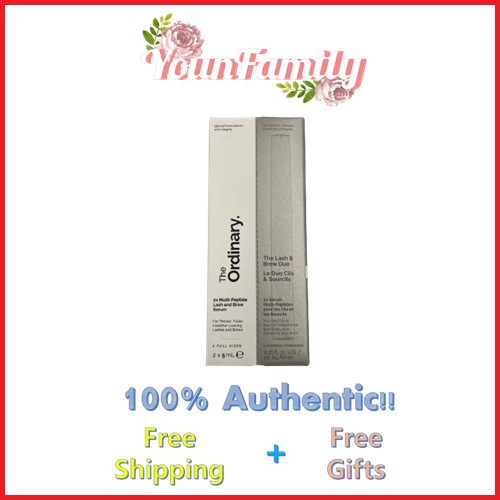 [Thông thường] Bộ đôi lông mi & lông mày (huyết thanh lông mi và lông mày đa Peptide 5ml x 2 chiếc)