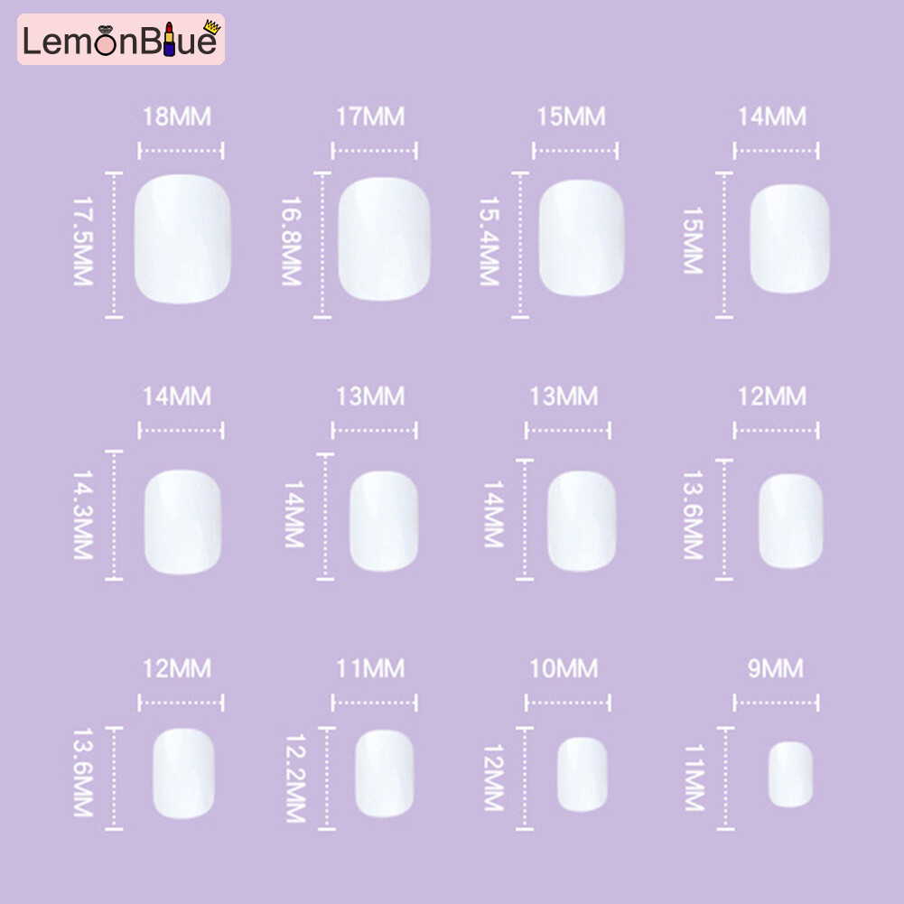 Gambar 24PCS Artificial Nails Sparkle Art Design Long Full Cover False Fingernails Finished Nails Piece Artificial Nails Removable Save Time with Jelly Gel Glue