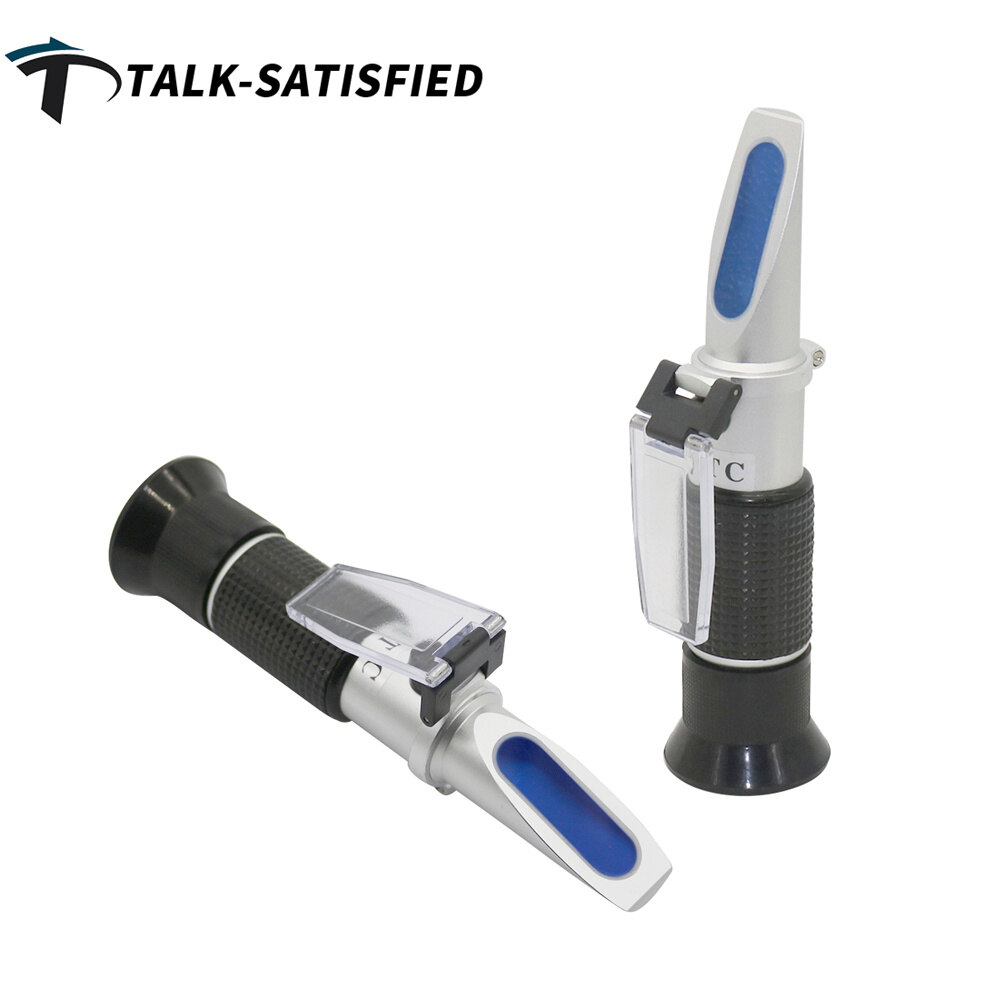 1 Pcs Portable Automatic Temperature Compensation Refractometer 0~20% Moisture Detection In Milk Protein TesterGreat for Honey, Maple Syrup, Molasses, Beekeeping ราคา 698 บาท*ส่งฟรี