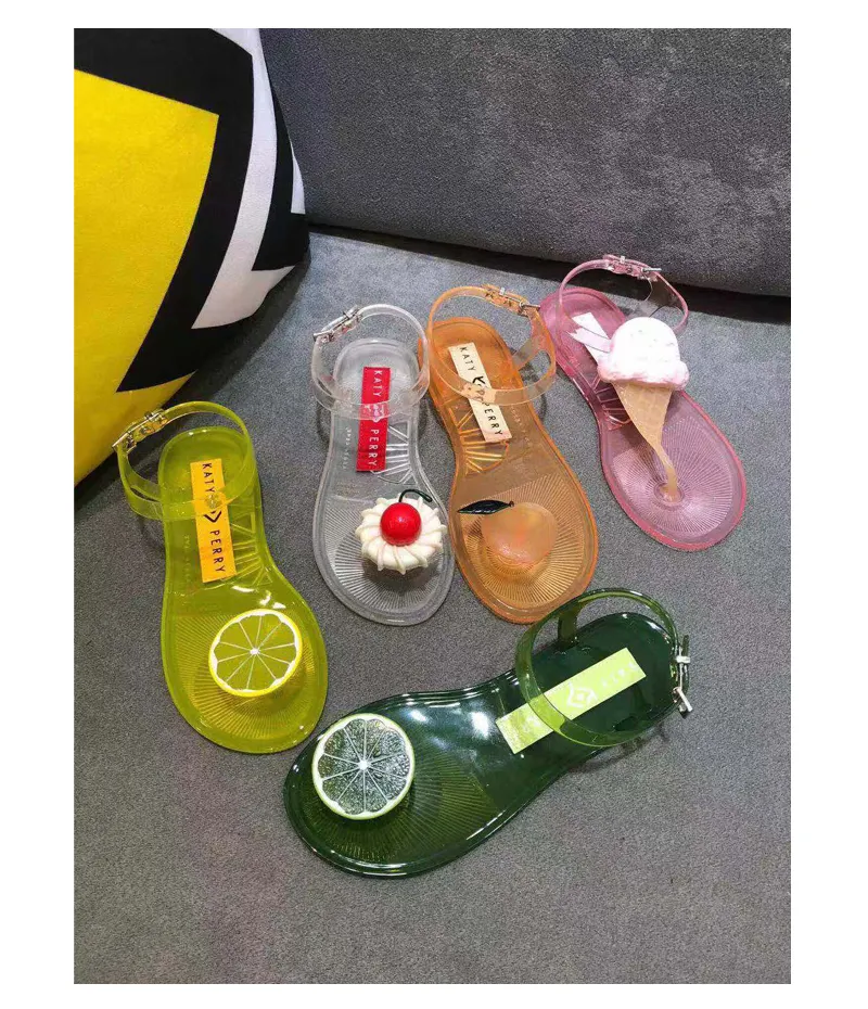 fruit jelly sandals