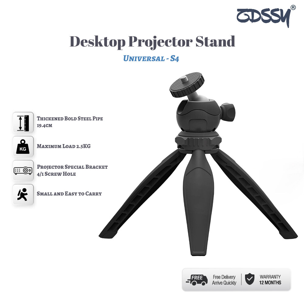 ZDSSY S4 Chân Đế Máy Chiếu Mini Chân Đế Tripod Có Thể Điều Chỉnh Giá Đỡ Máy Tính Để Bàn Mini Chân Đế Cho Máy Ảnh DSLR Máy ảnh