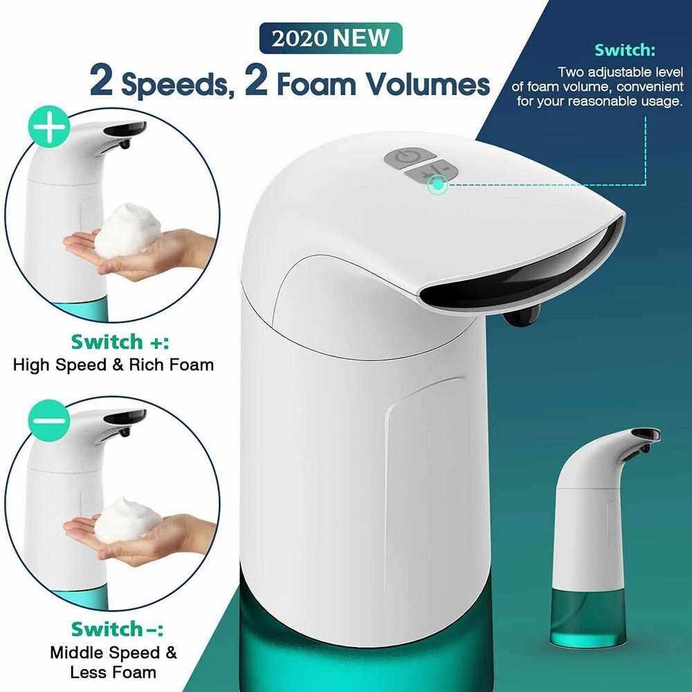 280ml Automatic Foaming Hand Soap Dispenser Touchless Ir Sensor Handsfree Foam Liquid Standard 0822