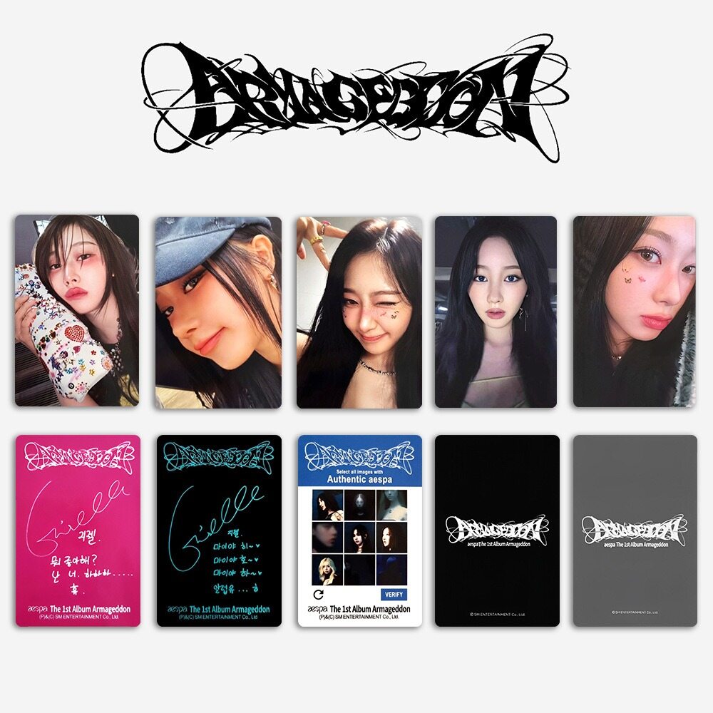Aespa Album Armageddon Withmuu PhotoCard Winter Giselle Ningning