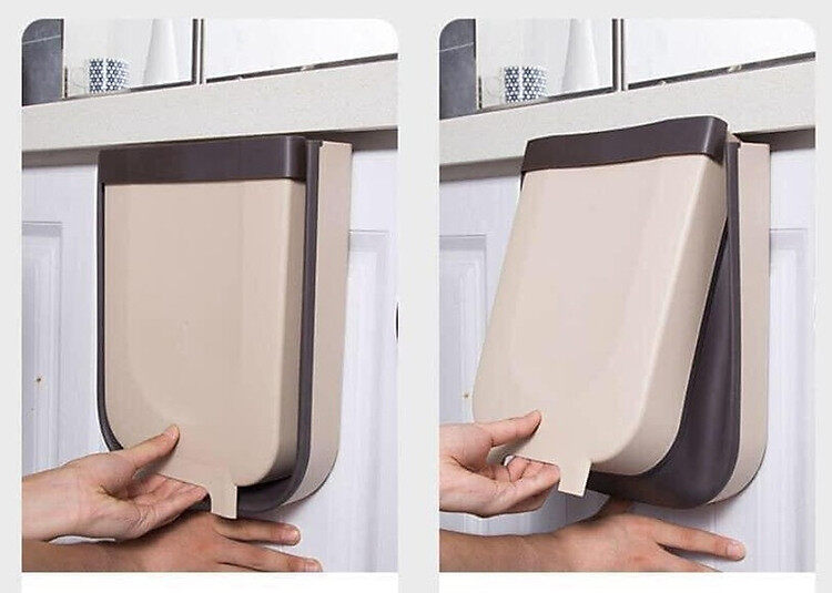 Thùng Rác Thông Minh Gấp Gọn Modosa Treo Tủ Nhà Bếp, Trên Ô Tô Tiện Lợi - Hàng Chính Hãng