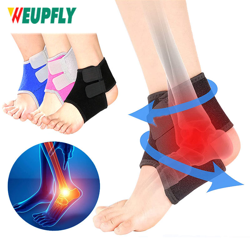 1 Pair Kids Ankle Support Breathable Adjustable Ankle Brace Girls Boys