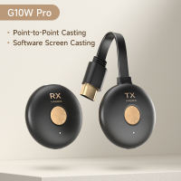 Hagibis ชุดตัวต่อรับสัญญาณเครื่องส่งสัญญาณไร้สาย HDMI ชุดตัวต่อขยายมินิ1080P60Hz 5กิกะเฮิร์ตซ์164ฟุตดองเกิลแสดงผลแบบไร้สายปลั๊กแอนด์เพลย์สำหรับแล็ปท็อป PC Netflix PS4/โปรเจกเตอร์สตรีมมิ่ง5ทีวี