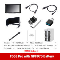 Feelworld FW568 Pro 6″ 6inch Full HD Screen Monitor 1920*1080 1200Nit 4K HDMI-compatible Input For DSLR Camera Video Peaking Lightweight Bright On Camera Film Field Recording