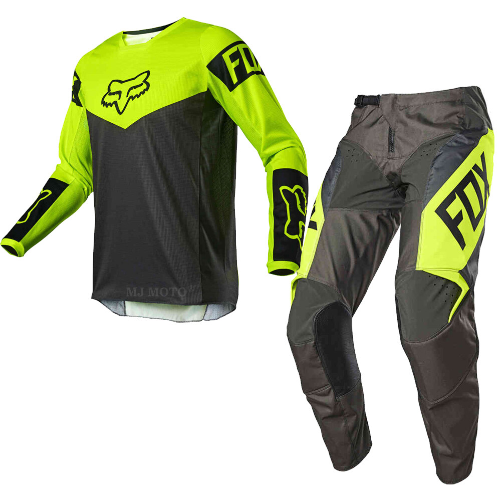 áo thi đấu & quần đạp xe 7 màu 2021 revn 180 bộ dụng cụ bảo vệ quần atv fox 180 mx dh quần thi đấu mtb qiuck-dry đi xe đạp phù hợp với, motocross mx racing phù hợp với combo 3