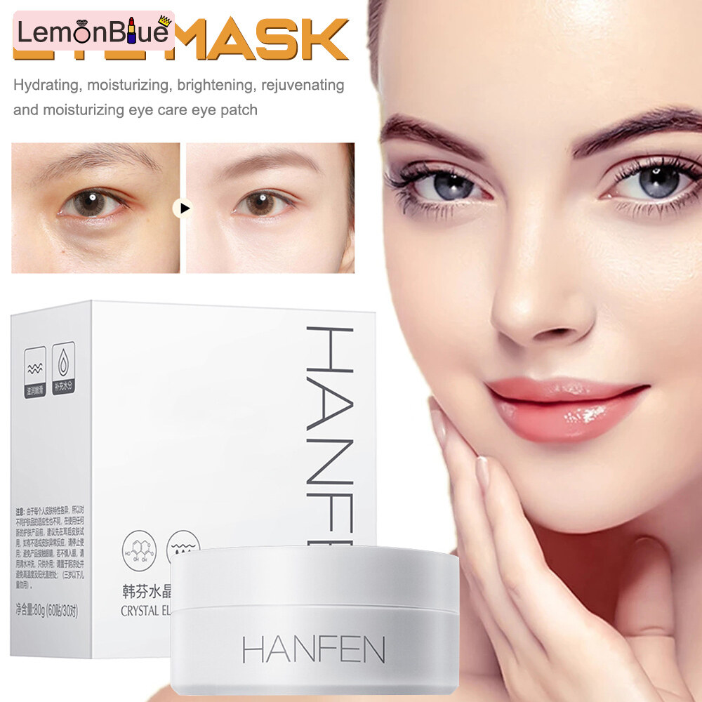 Gambar LemonBlue Elastic Moisturizing Eye Mask Brightening Eye Area Rejuvenation Eye Care Patches Anti Wrinkles Eye caring Mask Anti Puffiness Eye Lifting Firming Skin Care Eyes Nourishing Hydrating