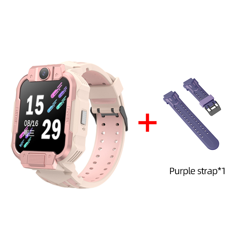 Philips NEW 1Max 4G Smart Watch Kids GPS WIFI Video Call Monitor Tracker Location Child Smartwatch (Pink+Purple Band) ราคา 5,999 บาท*ส่งฟรี