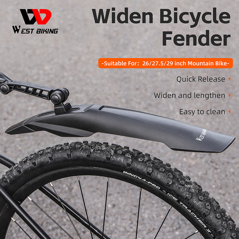 Tây đi xe đạp mở rộng Chắn bùn xe đạp bền MTB Chắn Bùn bao gồm phía trước phía sau hai phần xe đạp đường trường Chắn bùn xe đạp xe đạp có thể điều chỉnh lốp Chắn Bùn Phụ Kiện Xe Đạp
