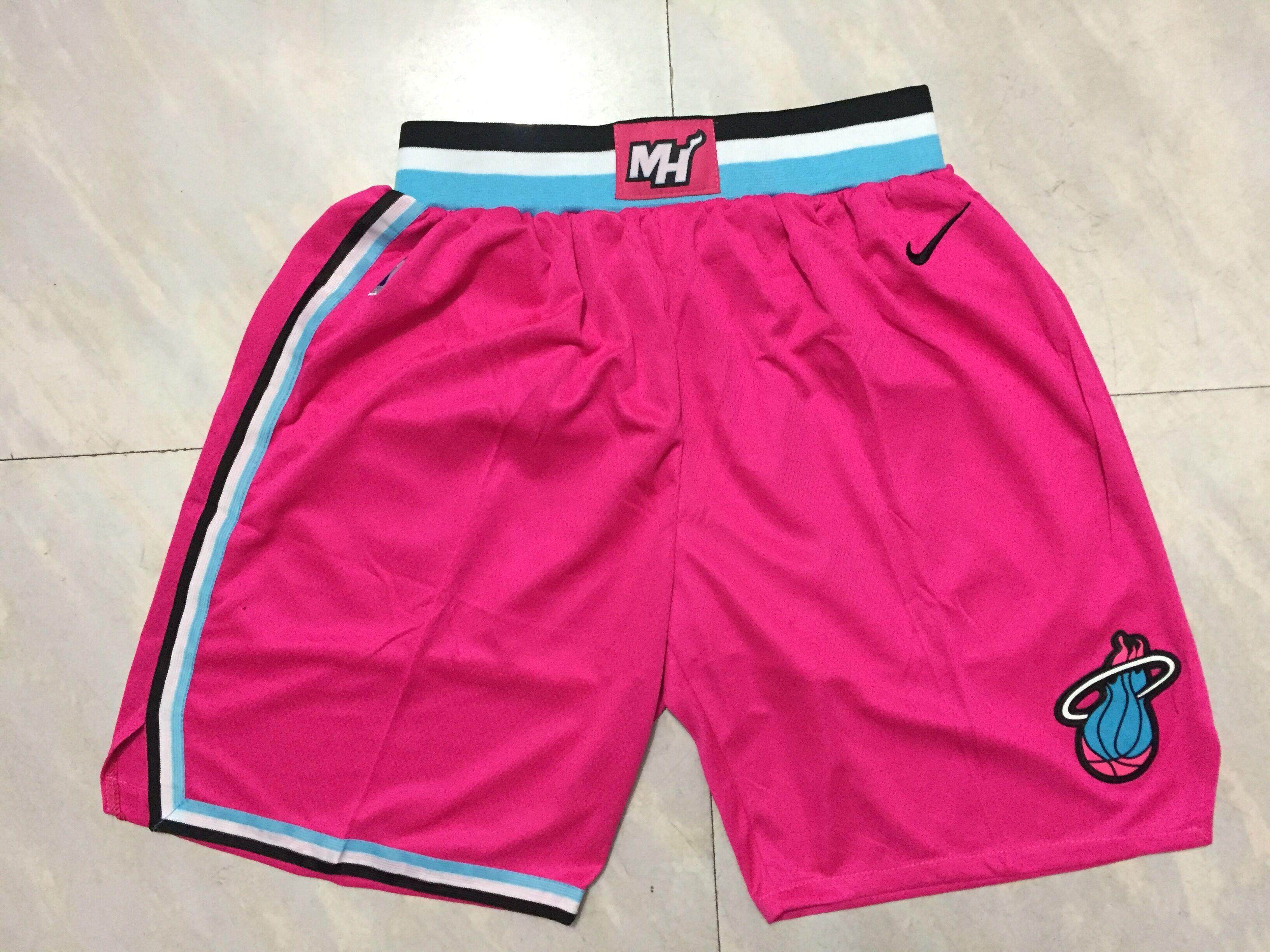black and pink miami heat jersey