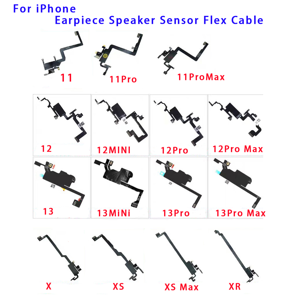 Loa tai nghe cáp dẻo cảm biến cho ip x xs max xr 11 pro max 12 pro 13 13 mini 13 pro bộ phận thay thế