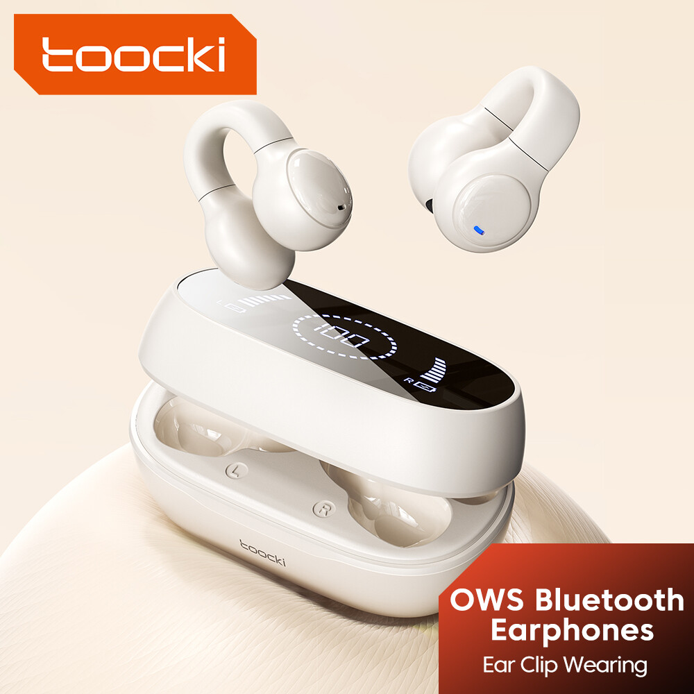 Toocki OWS Bluetooth 5.3 Earphones Bone Conduction Ultra Long Standby Wireless Bluetooth Earphones With Digital Power Displa ราคา 245 บาท*ส่งฟรี