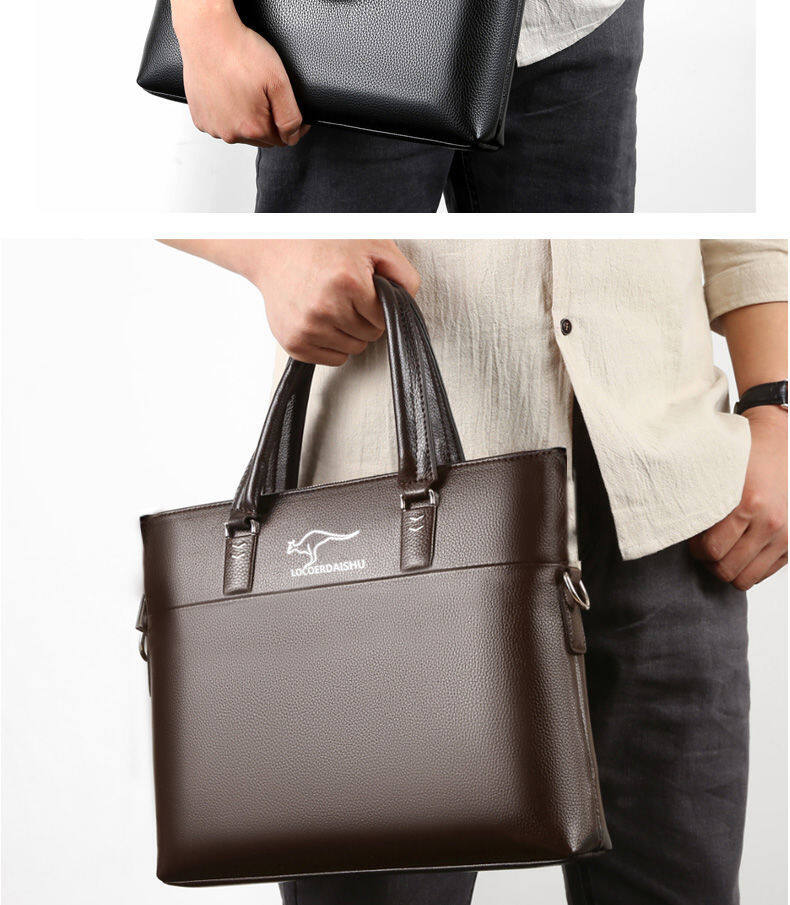 Brand new authentic briefcase mens handbag mens bag net celebrity business bag computer bag mens messenger bag