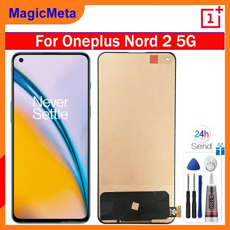 Magicmeta màn hình tft cho oneplus nord 2 5g dn2101 dn2103 màn hình lcd bộ linh kiện số của màn hình cảm ứng thay thế cho oneplus nord 2 5g