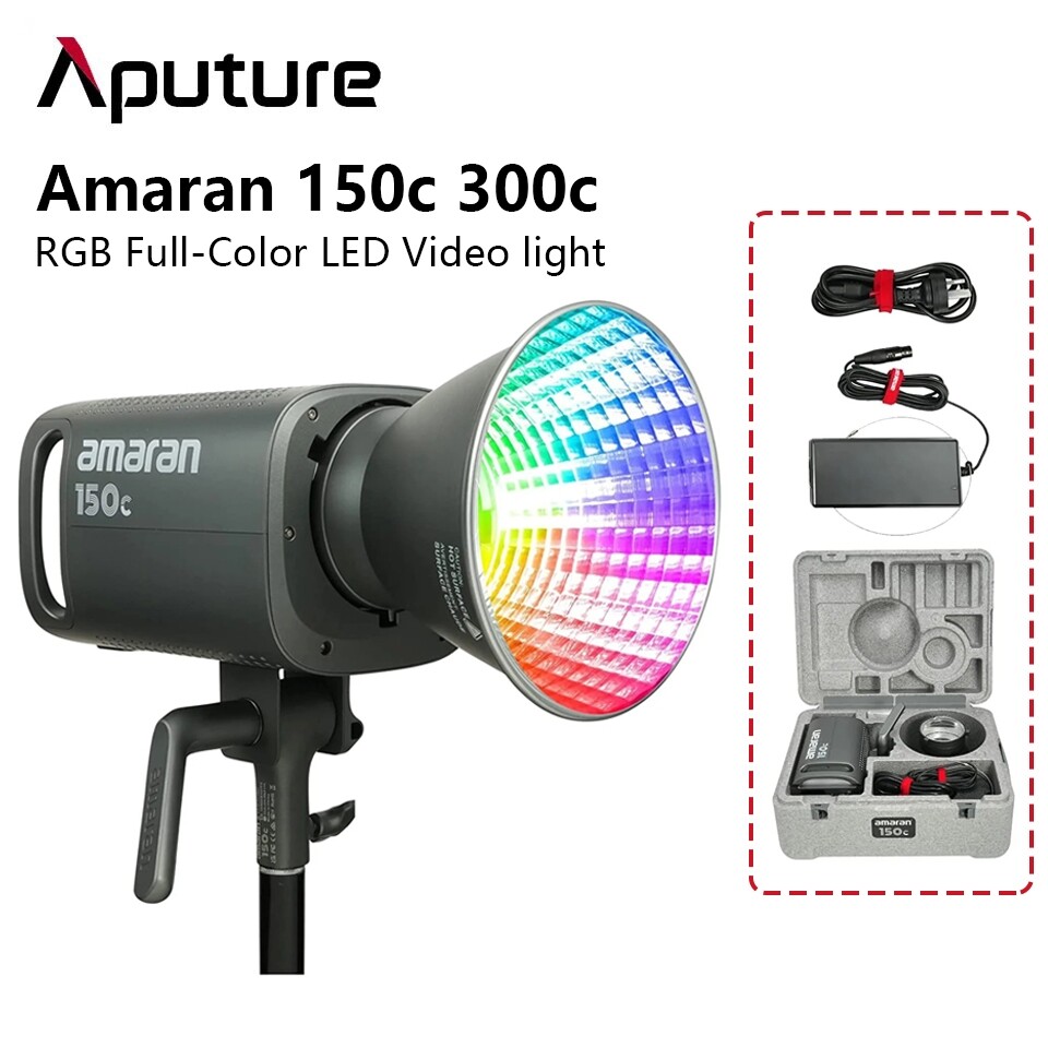 Aputure Amaran 300c 150c RGB Full-Color 2500K-7500K Studio LED Video Light Bowens Mounts Sidus Link App Control For Photography - ยี่ห้อ Aputure ราคา 15,270 บาท*ส่งฟรี