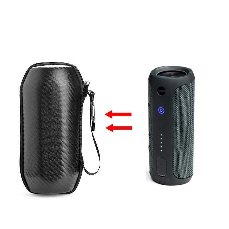 Túi đựng bằng sợi carbon bền hộp đựng du lịch hộp bảo vệ cho loa bluetooth không dây thiết yếu jbl flip