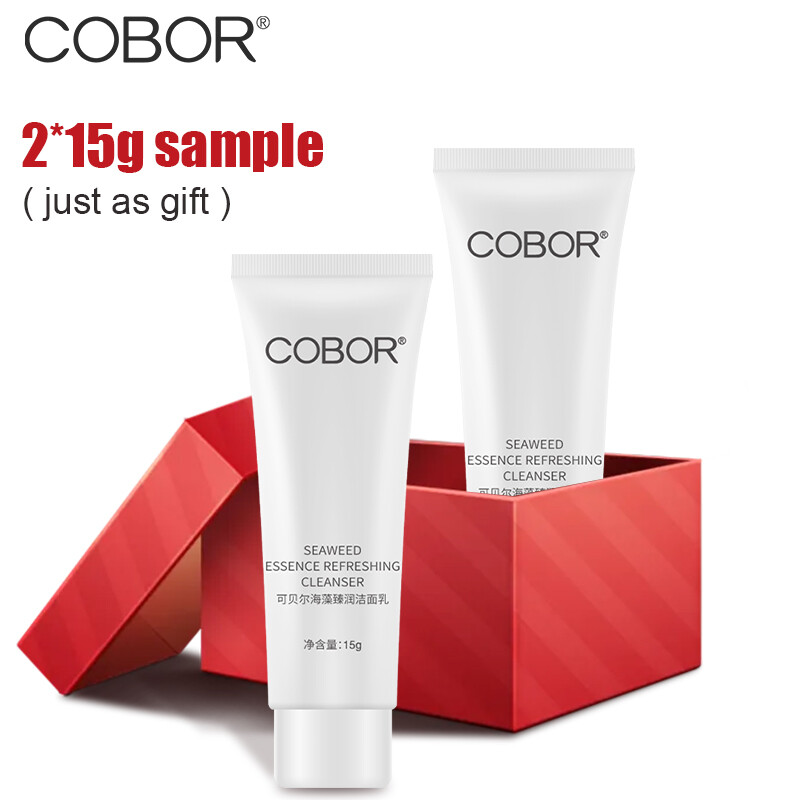 Gambar 2*15g Seaweed Essence Refreshing Cleanser?sample?