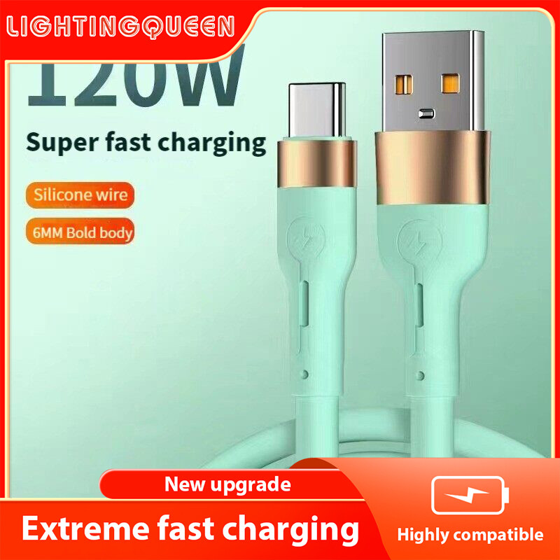 5A Silicone lỏng loại USB C cáp cho Huawei Xiaomi USB của Samsung C Cáp Loại C Cáp dữ liệu sạc nhanh Cáp dây sạc C