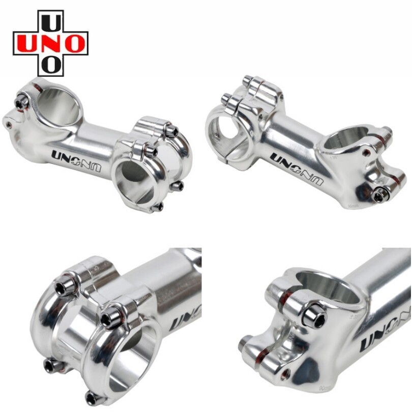 UNO Sliver Xe Đạp Gốc Siêu Nhẹ 7 17 35 Độ Xe Đạp Leo Núi Cho Ngã Ba 28.6 31.8Mm 60/70/80/90/100/110/120/130Mm Xe Đạp Leo Núi King Khel