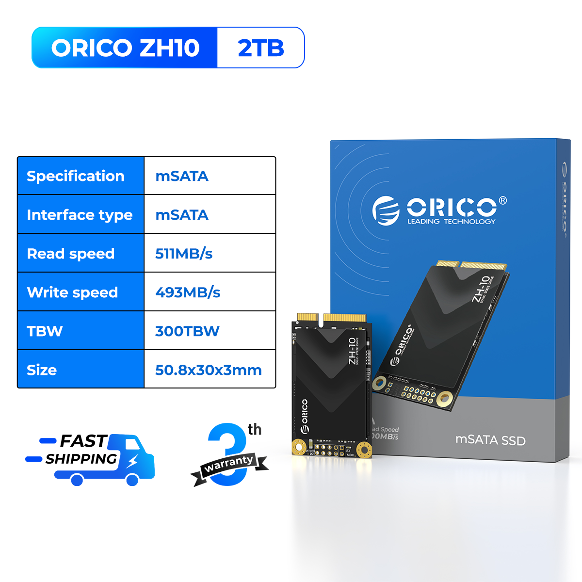 ORICO sức chứa lớn mSATA SSD Nội Bộ ổ cứng trạng thái rắn nhỏ và mạnh mẽ cho máy tính xách tay Máy t