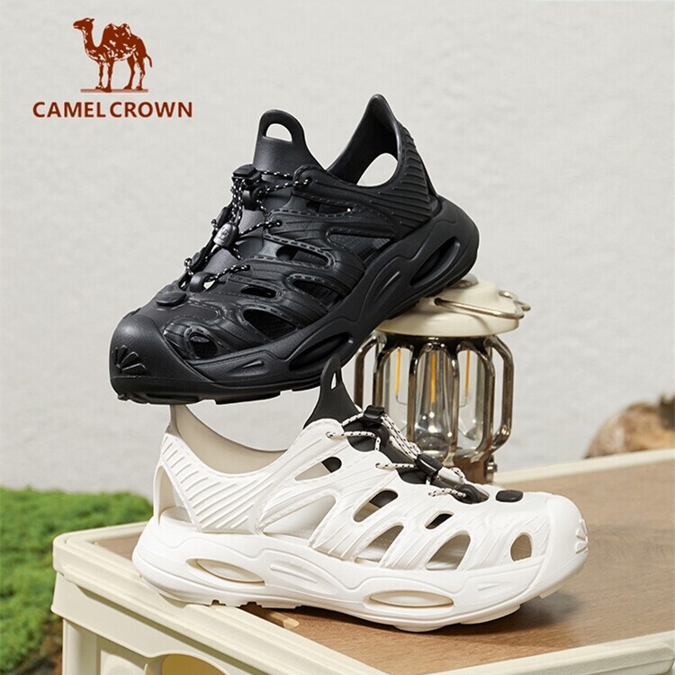 CAMEL CROWN Unisex Outdoor Clogs | Breathable Summer Hole Shoes, Trendy Chunky Sandals, Casual Beach Walking Shoes ราคา 2,460 บาท*ส่งฟรี
